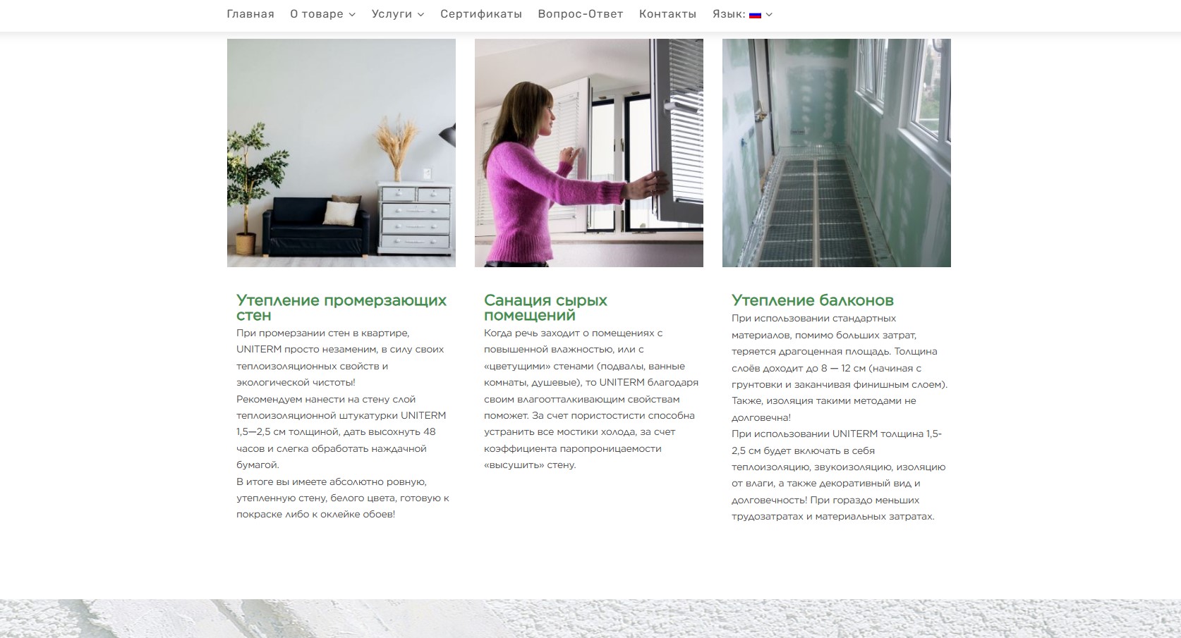 Разработка и SEO сайта bioterm.md