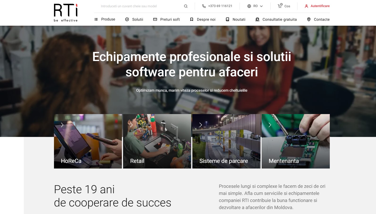 Promovare complexă pentru rti.md